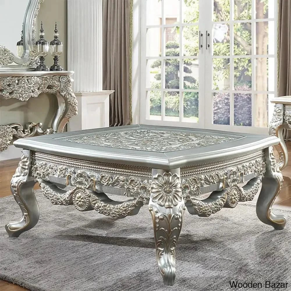 Chimpam Latest Coffee And Center Table For Luxe Living - Wooden Empiro Gray