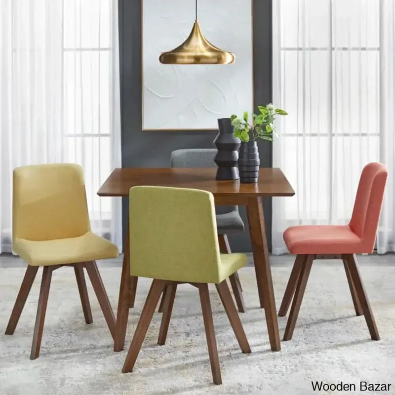 Clemency modern 4 Seater Dining table Set - Wooden Empiro