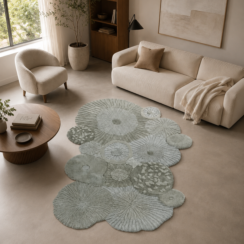 The Korall Rug — Luxury Organic Sculptural Hand-Tufted Area Rug