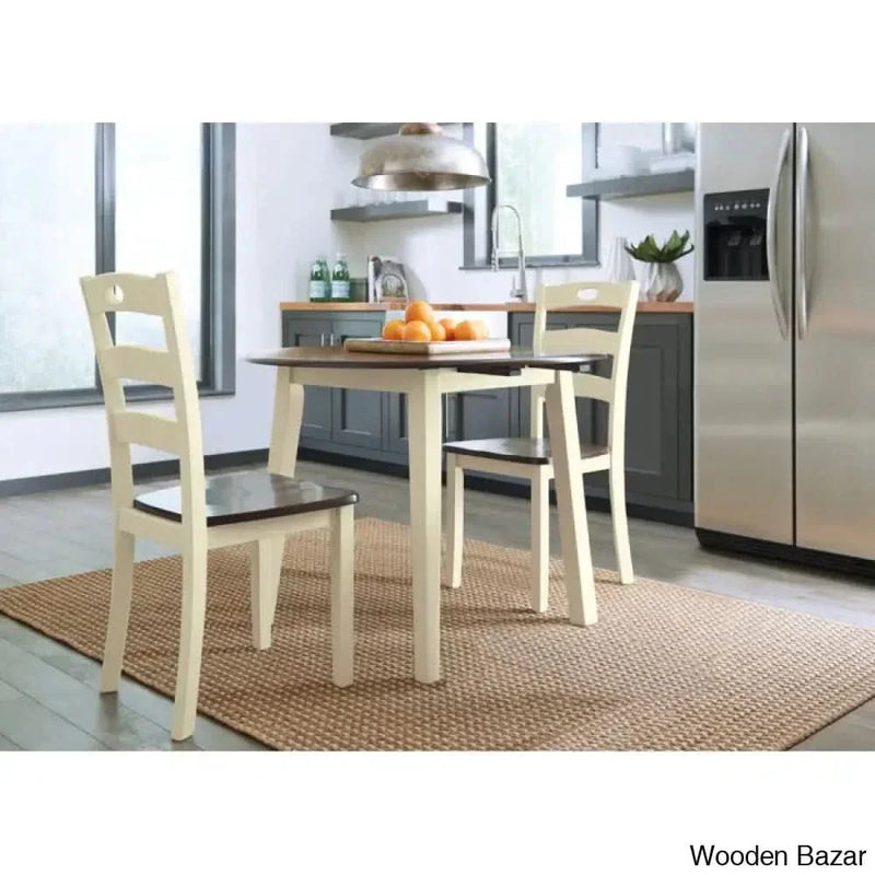 Compact Dining Set | Stylish Dining Table with 2 Chairs
