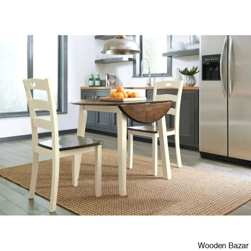 Compact Dining Set | Stylish Dining Table with 2 Chairs