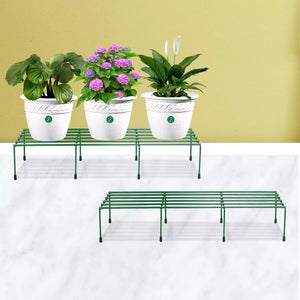 Comrade Metal Planter/Pot Stand for Garden - Green Metal Stand Wooden Empiro 2