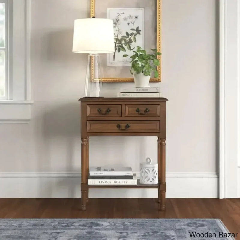 Console Table in Teak wood