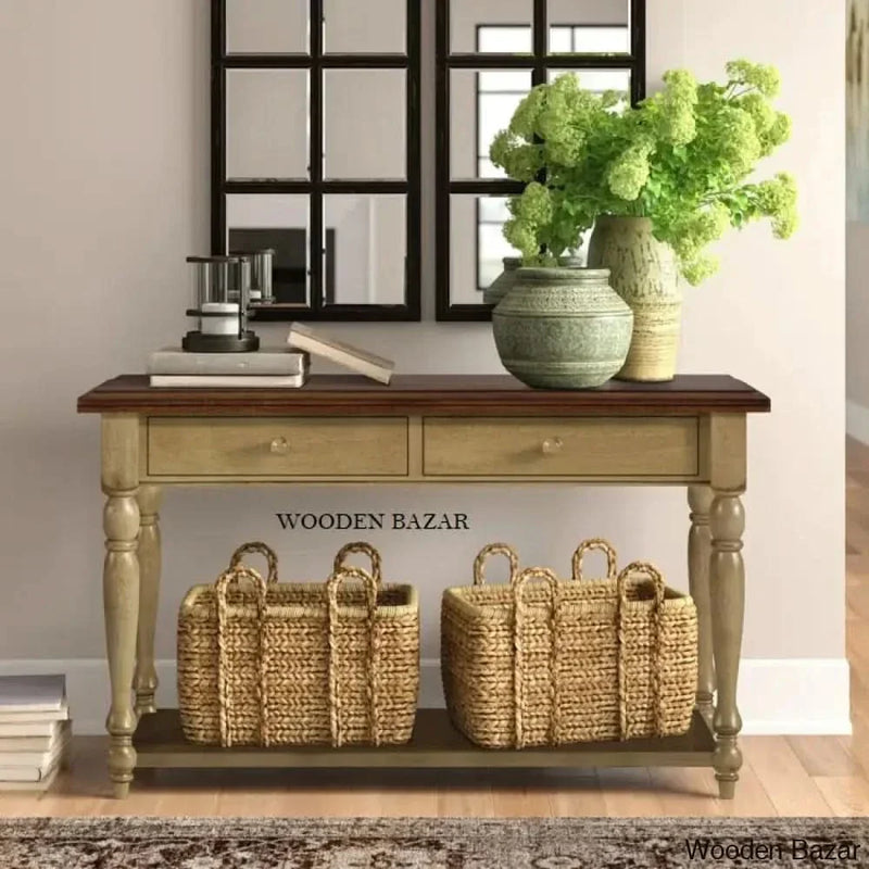 Courtdale 50" Solid Wood Console Table - Wooden Empiro