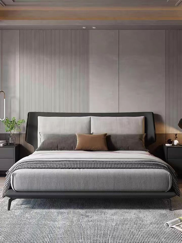 Iden Modern Sleek Bed Without Storage
