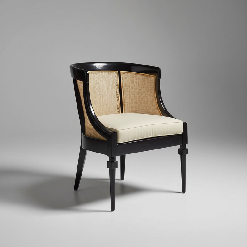 Cane Accent Chair