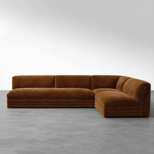 Terra Ridge — Curved Sectional Sofa, made to order by Wooden Empiro