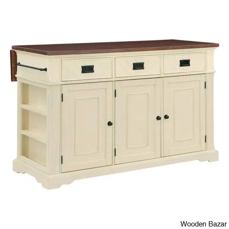 Damon Wood Kitchen Island Kitchen trolley cart cabinet kitchen island with storage