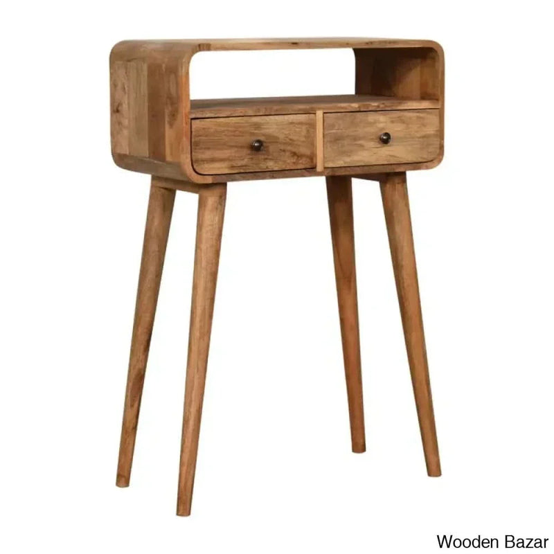 Deitke Solid Wood Console Table in teak wood