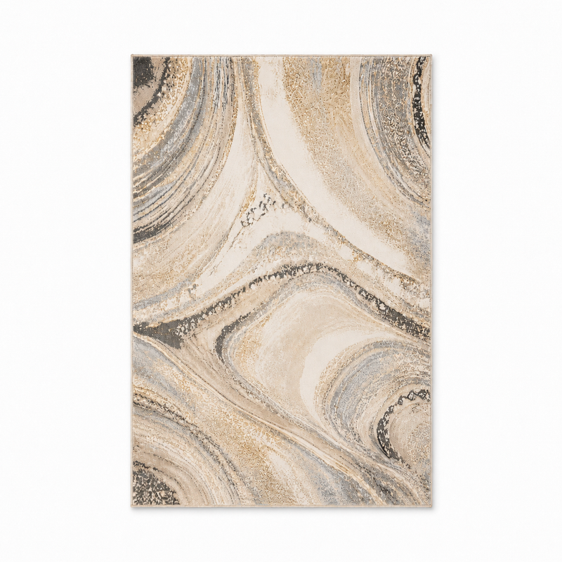 The Elvique Rug — Luxury Contemporary Marble Area Rug