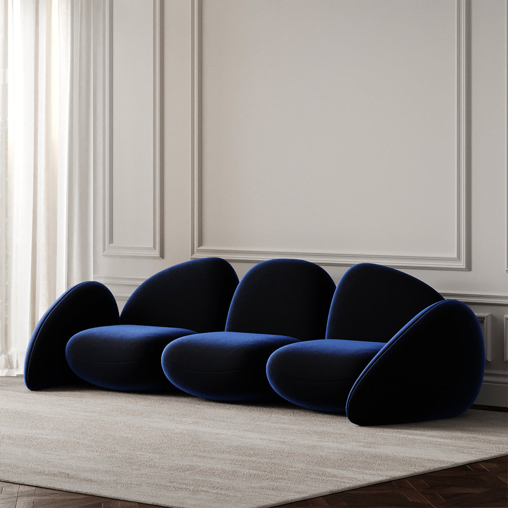 Rysa Wooden Empiro Modern Designer Curvy Sofa