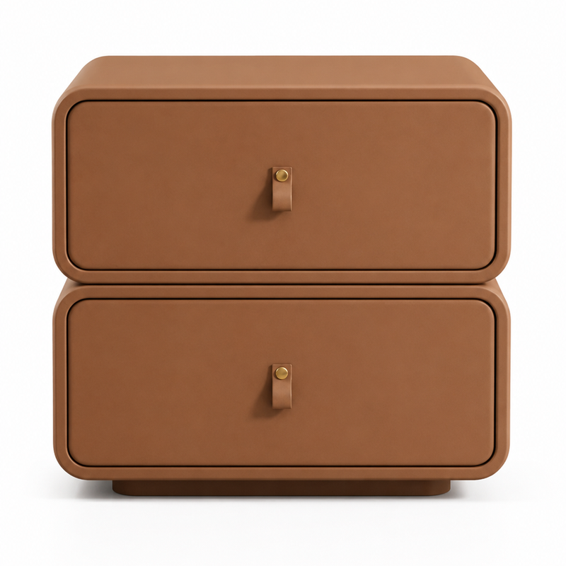 The Duvelle Bedside Table — Modern Nightstand with 2 Drawer Storage & Contemporary Design