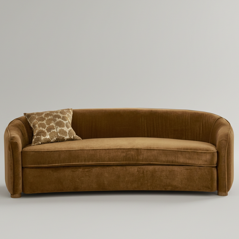Havana Curve Sofa — Rounded Lounge, made to order by Wooden Empiro