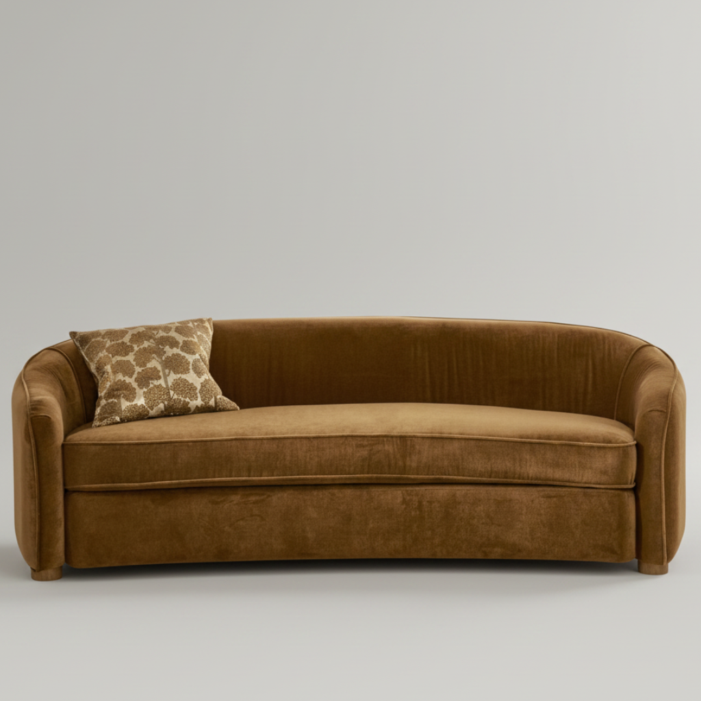 Havana Curve Sofa — Rounded Lounge, made to order by Wooden Empiro