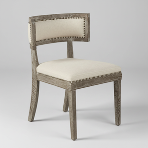 Eli Curved Dining Chair – detail view