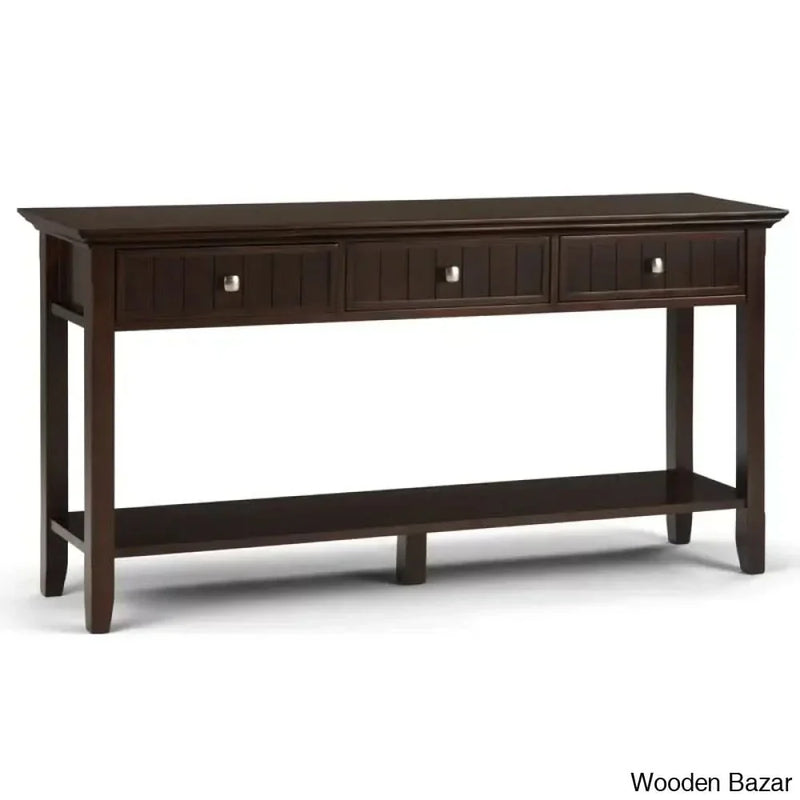 Edgecomb 60'' Solid Wood Console Table