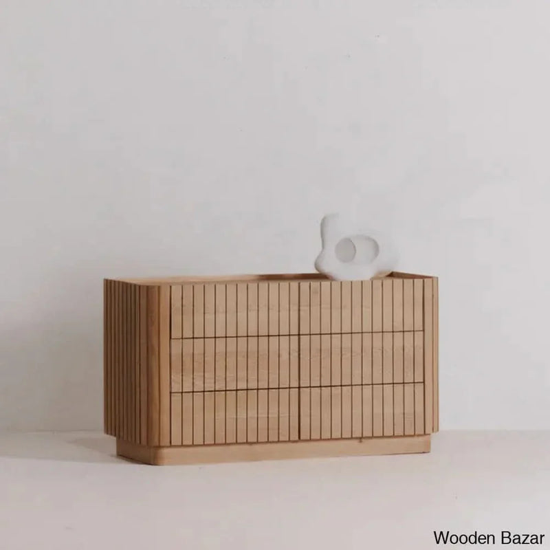 Ele Beautifully Designed 6-Drawer Chest Elegant and Spacious Storage for Modern Interiors