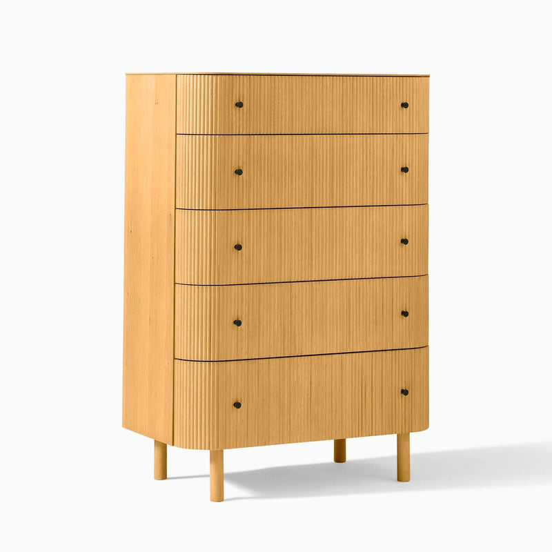 Elloison 5-Drawer Dresser - Wooden Empiro