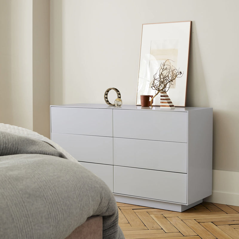 Qarising 6-Drawer Dresser - Wooden Empiro