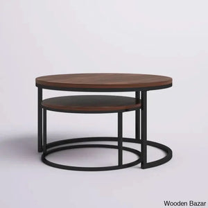 Emoryl Nesting Coffee And Center Table Retro Stripes