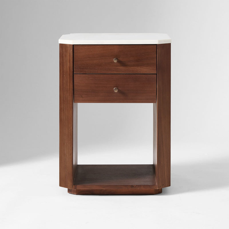 Fekulty Bedside Table - Wooden Empiro