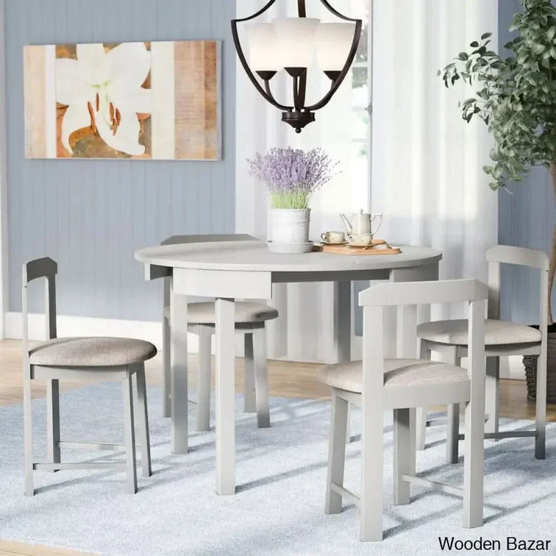 Fleetwood Modern 4 seater Dining Table Set - Wooden Empiro