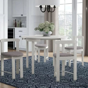 Fleetwood Modern 4 Seater Dining Table Set - Wooden Empiro Gray