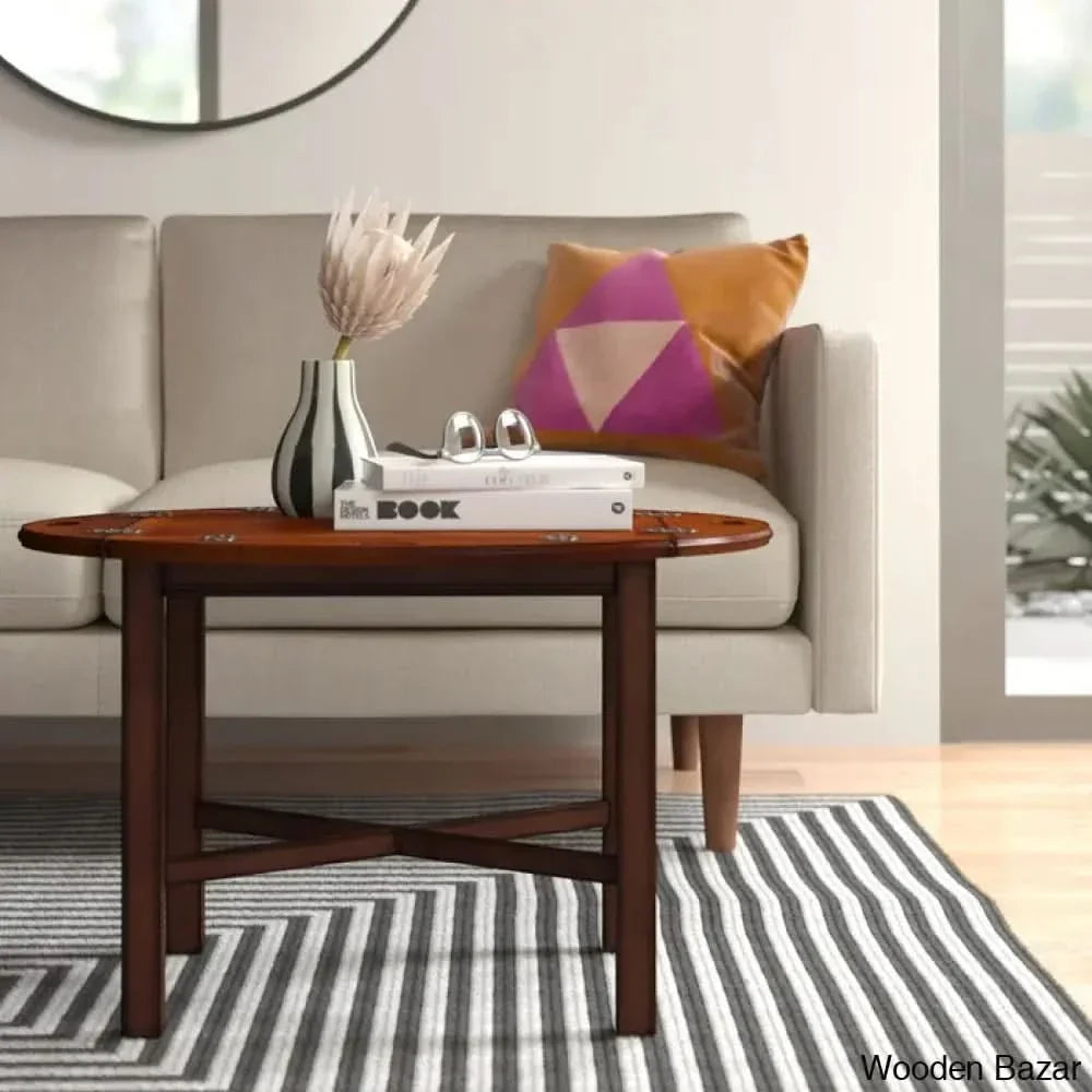 Gabbeirt Modern Coffee And Center Table - Wooden Empiro Cherry