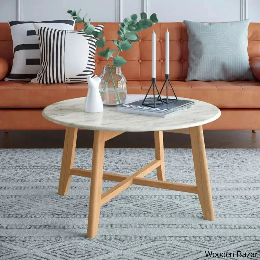 Gaminon Coffee And Center Table Natural Oak
