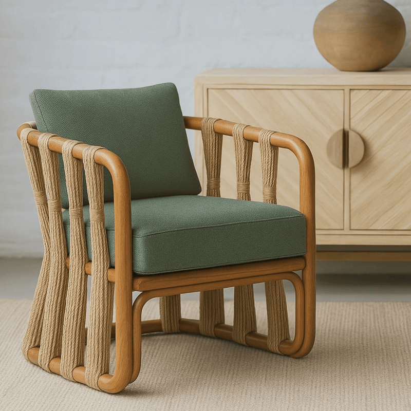 Mac & Morgan Plush Armchair