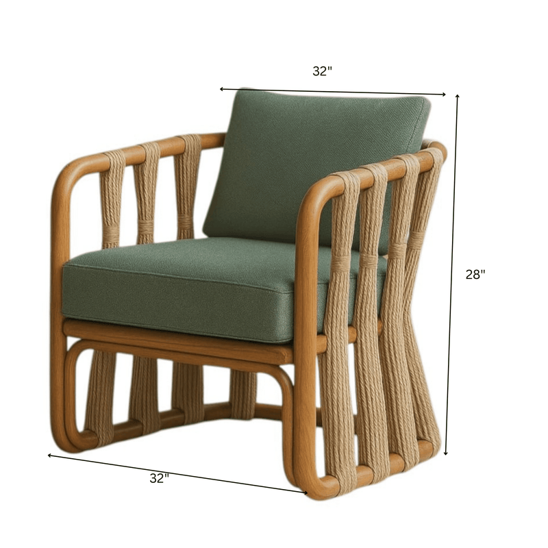 Mac & Morgan Plush Armchair