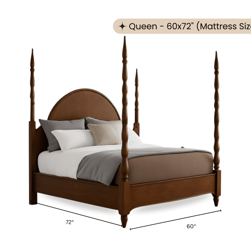 Anaya 100% Solid Wood Poster Bed