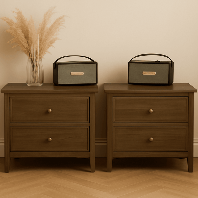Lisa Wooden Bedside Table