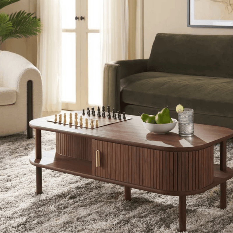 Kram Wooden Storage Centre Table
