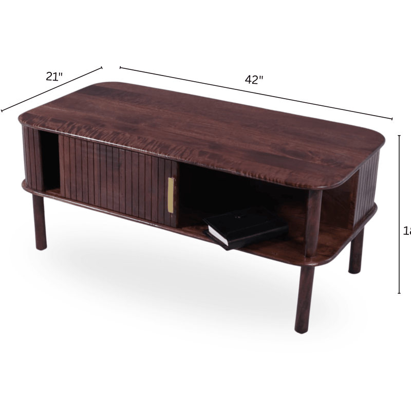 Kram Wooden Storage Centre Table