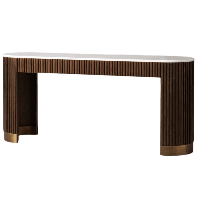 Sloan Marble-Top Console Table