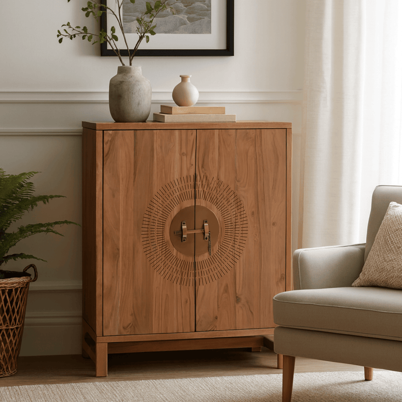 Armour Wooden Storage Cabinet