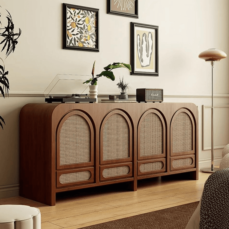 Vyut Wooden 70" Crockery Cabinet