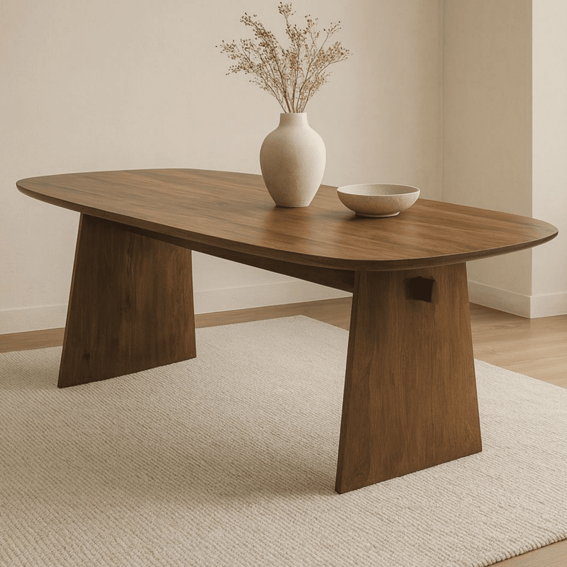 Arth Wooden Dining Table Set
