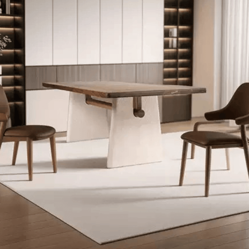 Vaayu Wooden Dining Table Set