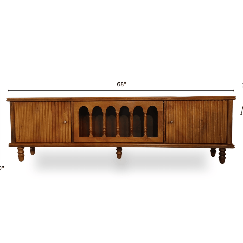Ser Wooden 6FT TV Console