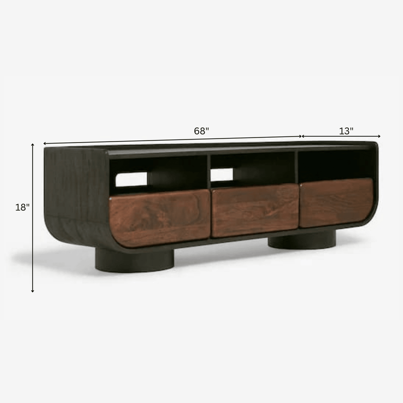 Vianaar Wooden 6FT TV Console