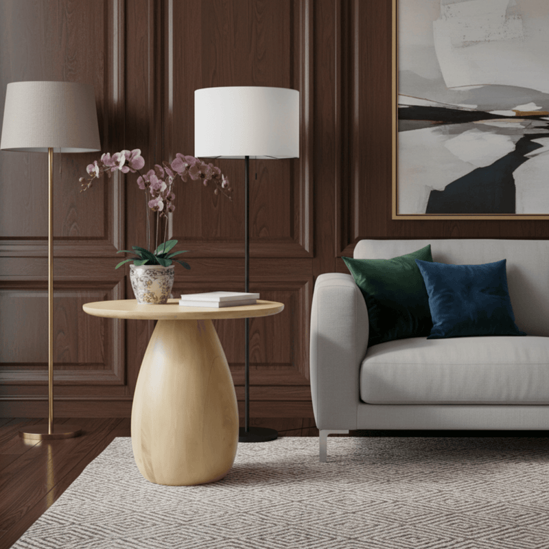 Akira Wooden Side Table