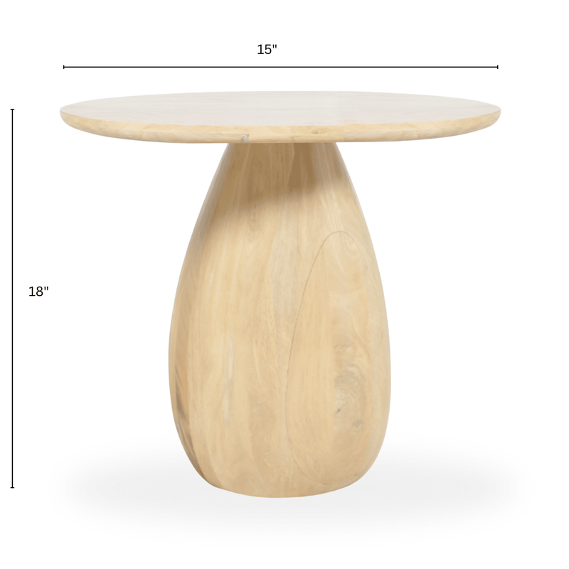 Akira Wooden Side Table