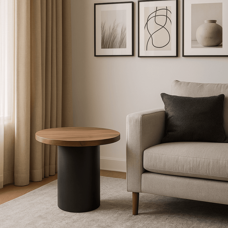 Rooted Wooden Side Table