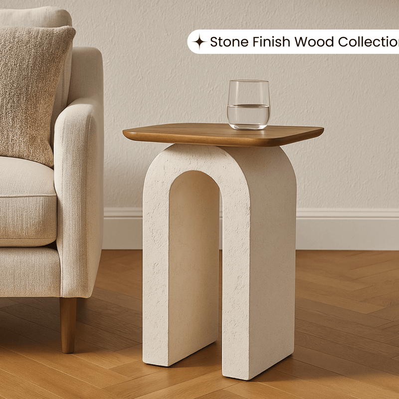 Vaayu Wooden Side Table