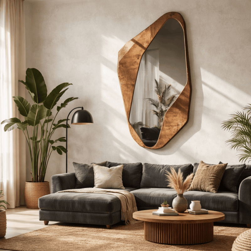 Andreas Abstract Wall Mirror