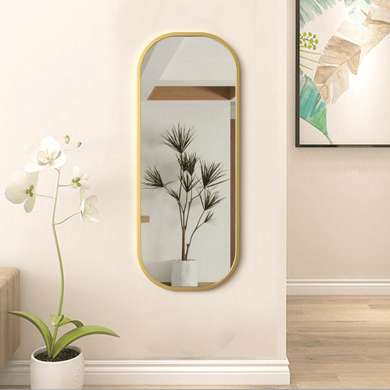 Capsule Metal Wall Mirror