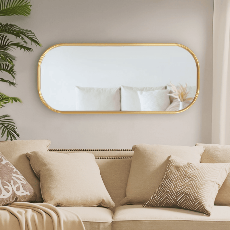 Capsule Metal Wall Mirror
