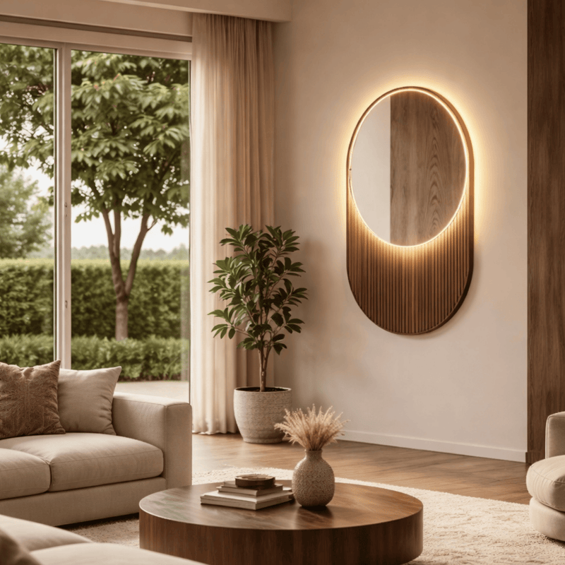 Kiva 62" Fluting Wall Mirror